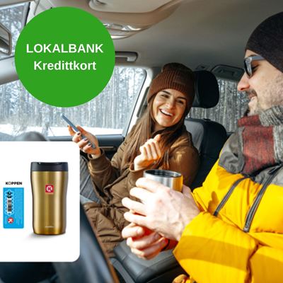 LOKALBANK kredittkort med Cirkel K koppen